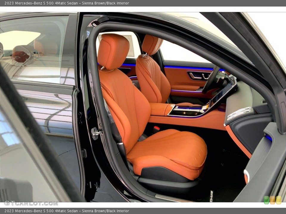 Sienna Brown/Black Interior Photo for the 2023 Mercedes-Benz S 500 4Matic Sedan #145097464