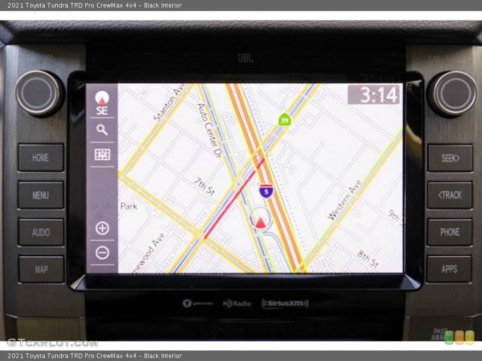 Black Interior Navigation for the 2021 Toyota Tundra TRD Pro CrewMax 4x4 #145100049