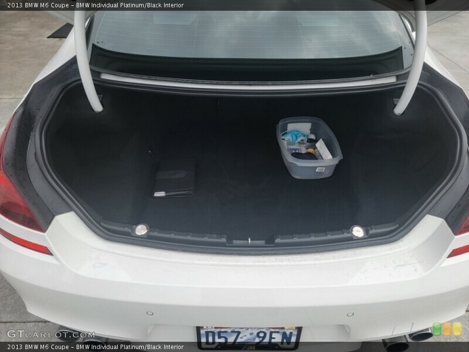 BMW Individual Platinum/Black Interior Trunk for the 2013 BMW M6 Coupe #145100067