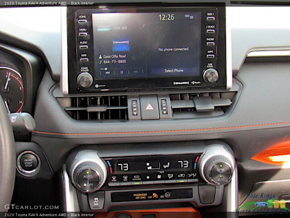 Black Interior Controls for the 2020 Toyota RAV4 Adventure AWD #145100391