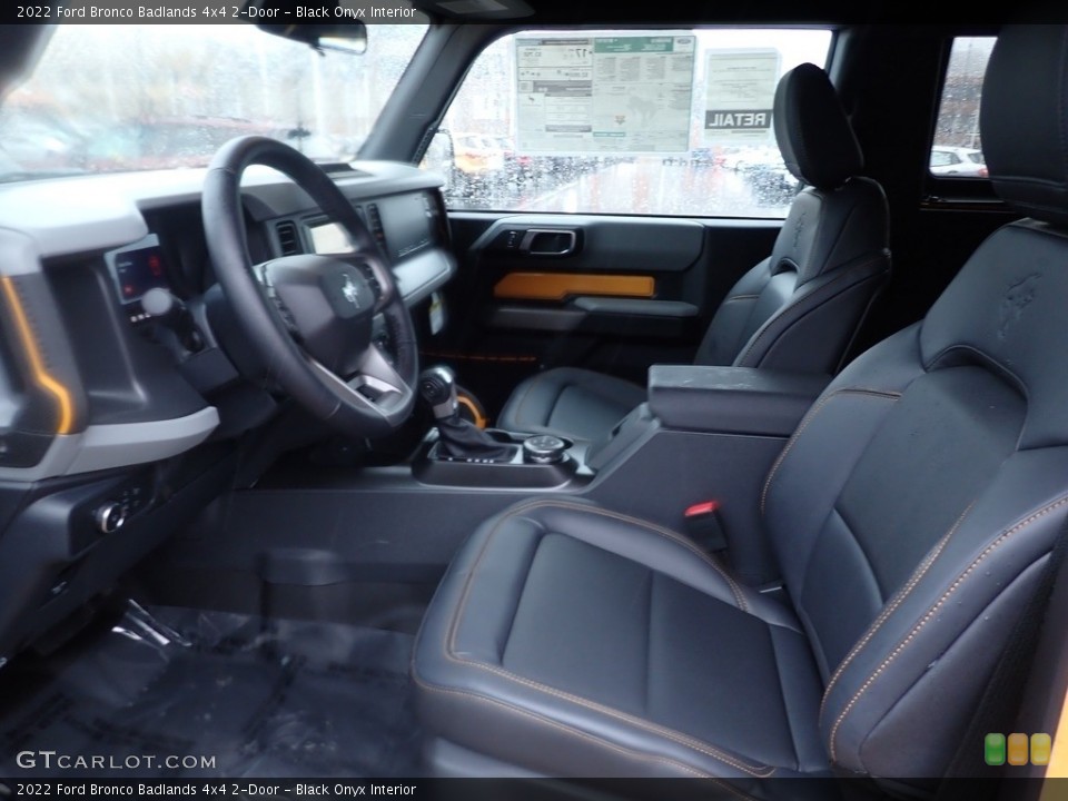 Black Onyx 2022 Ford Bronco Interiors