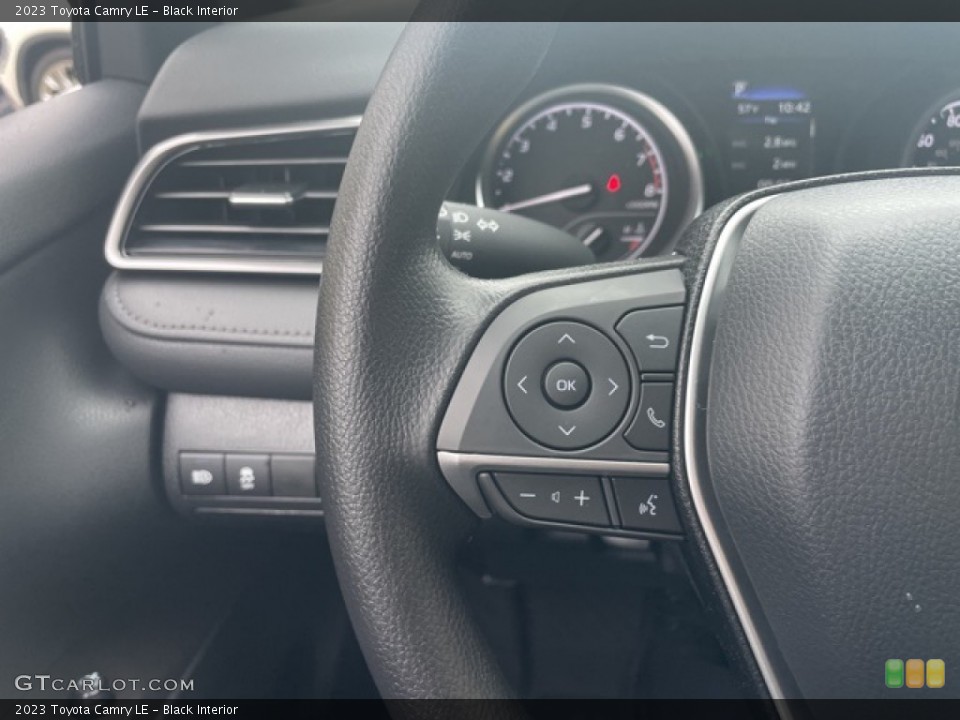 Black Interior Steering Wheel for the 2023 Toyota Camry LE #145102211