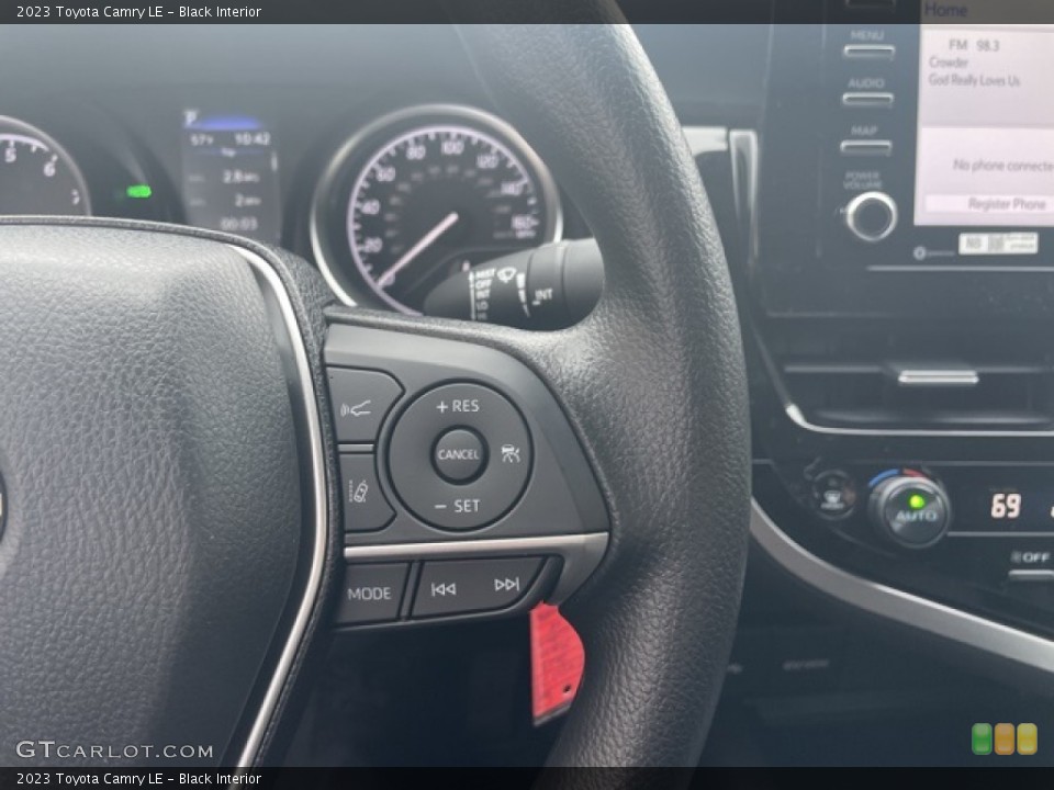 Black Interior Steering Wheel for the 2023 Toyota Camry LE #145102233