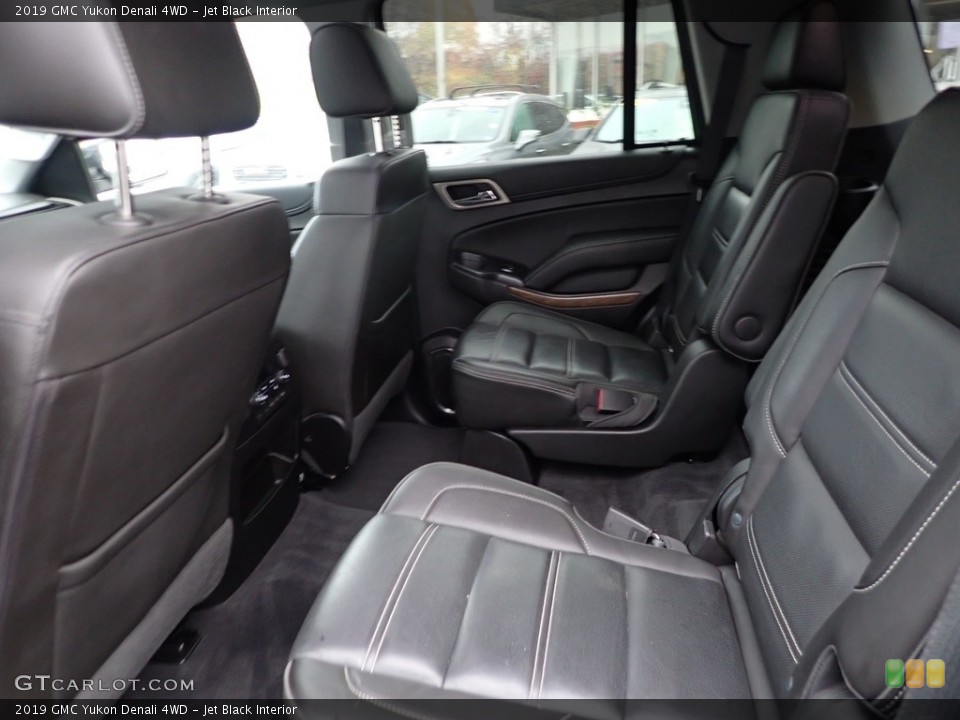 Jet Black Interior Rear Seat for the 2019 GMC Yukon Denali 4WD #145104242