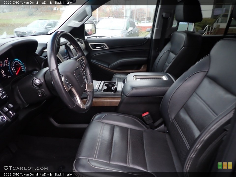 Jet Black Interior Front Seat for the 2019 GMC Yukon Denali 4WD #145104293