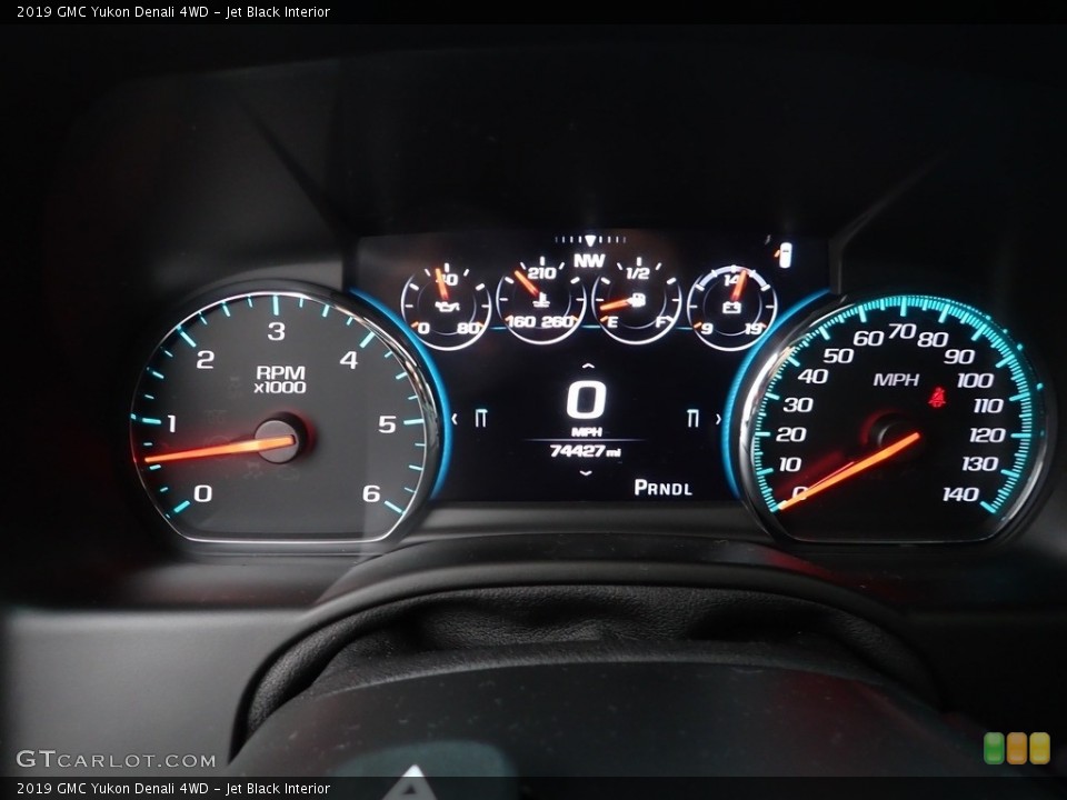 Jet Black Interior Gauges for the 2019 GMC Yukon Denali 4WD #145104401
