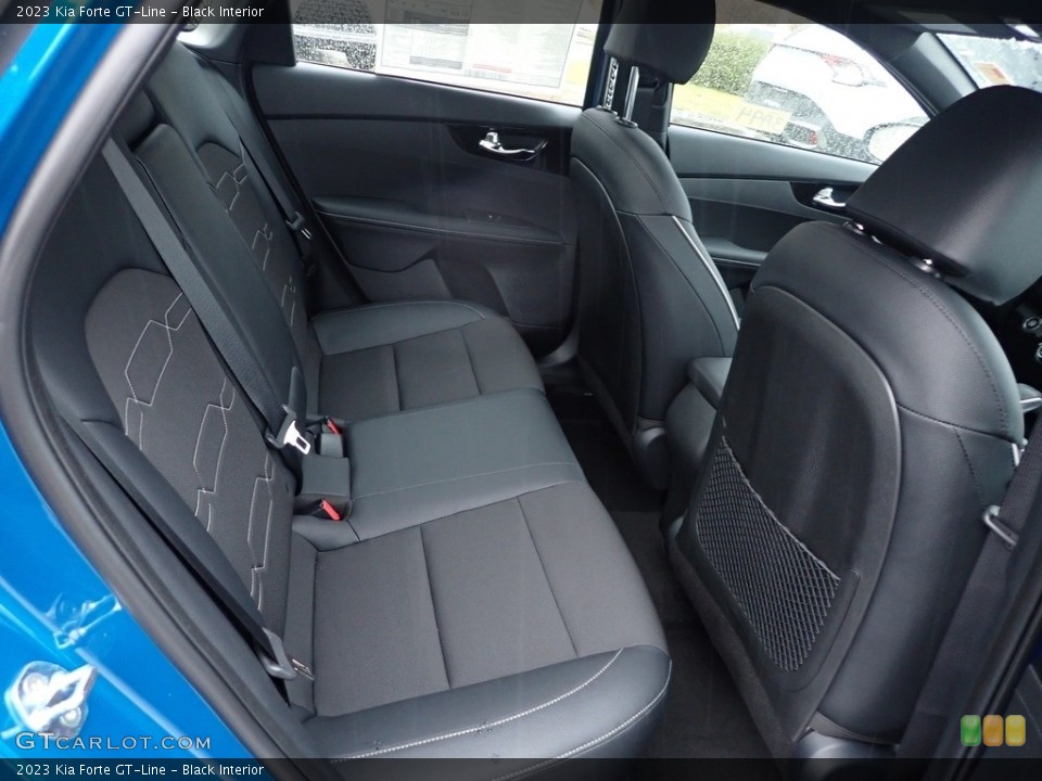 Black Interior Rear Seat for the 2023 Kia Forte GT-Line #145105544