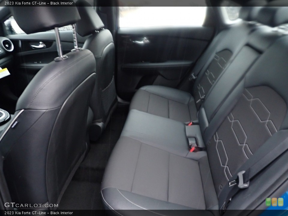 Black Interior Rear Seat for the 2023 Kia Forte GT-Line #145105580