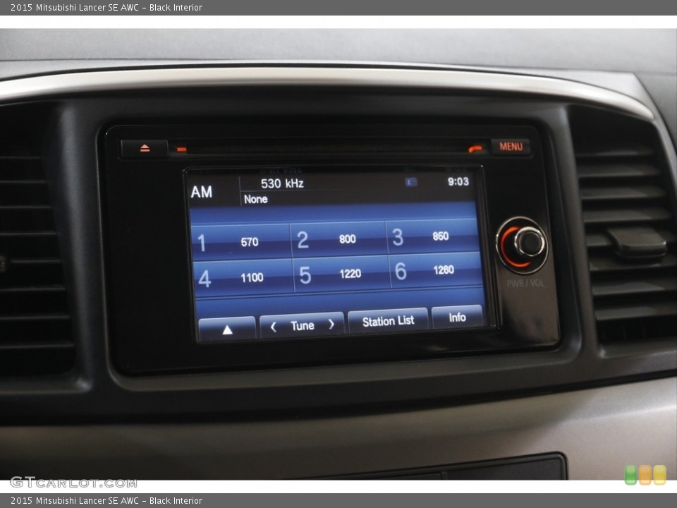 Black Interior Audio System for the 2015 Mitsubishi Lancer SE AWC #145106612
