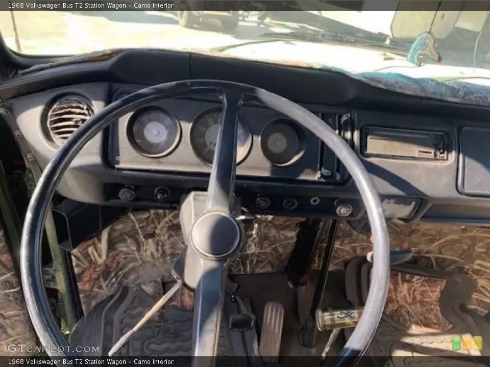 Camo Interior Dashboard for the 1968 Volkswagen Bus T2 Station Wagon #145106672