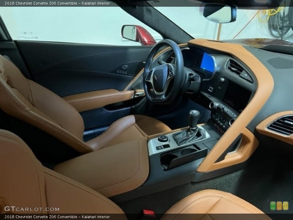 Kalahari Interior Front Seat for the 2018 Chevrolet Corvette Z06 Convertible #145106777
