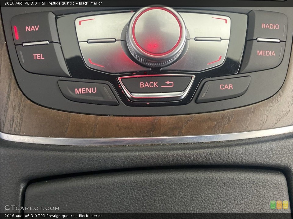 Black Interior Controls for the 2016 Audi A6 3.0 TFSI Prestige quattro #145107284