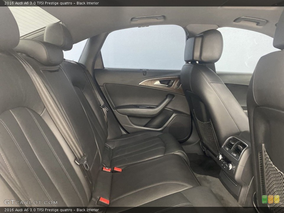 Black Interior Rear Seat for the 2016 Audi A6 3.0 TFSI Prestige quattro #145107404