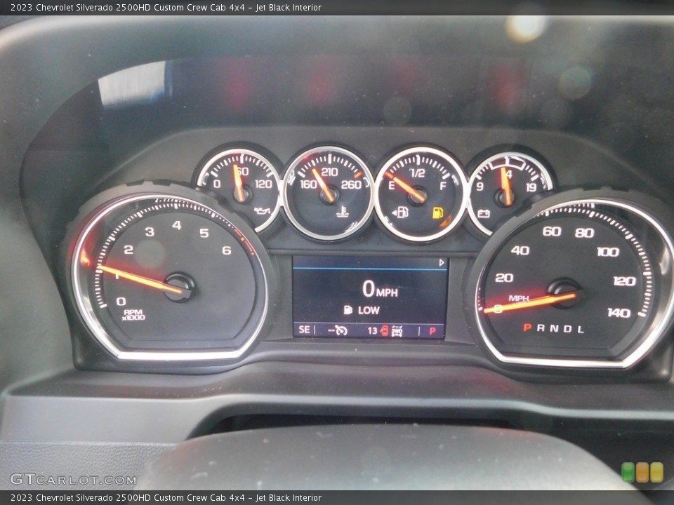Jet Black Interior Gauges for the 2023 Chevrolet Silverado 2500HD Custom Crew Cab 4x4 #145109638