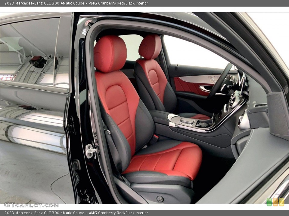 AMG Cranberry Red/Black Interior Photo for the 2023 Mercedes-Benz GLC 300 4Matic Coupe #145110241