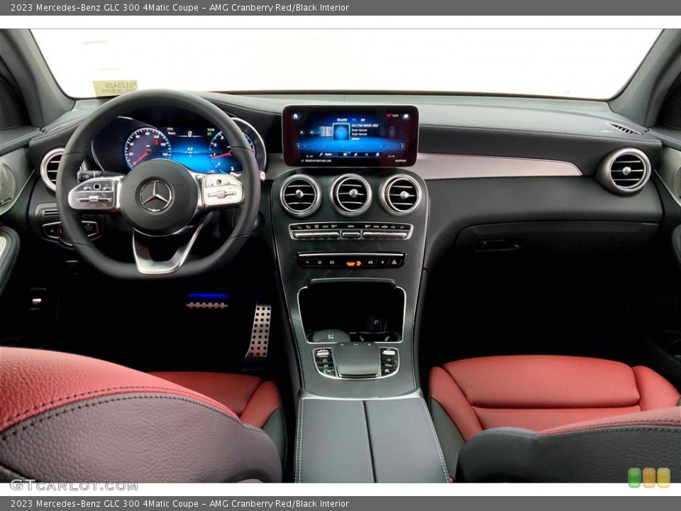 AMG Cranberry Red/Black Interior Dashboard for the 2023 Mercedes-Benz GLC 300 4Matic Coupe #145110268