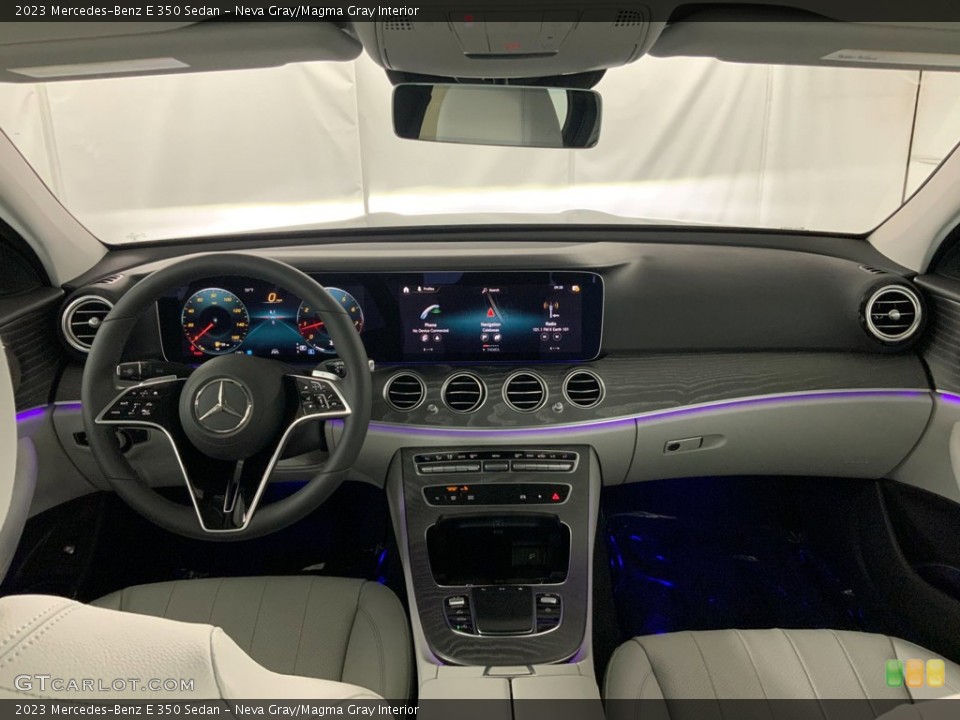 Neva Gray/Magma Gray Interior Dashboard for the 2023 Mercedes-Benz E 350 Sedan #145110688