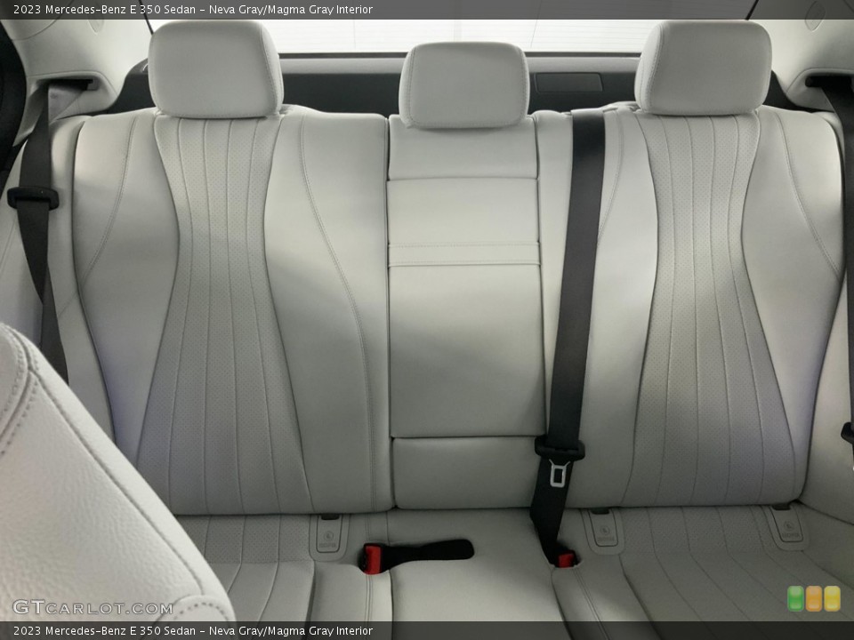 Neva Gray/Magma Gray Interior Rear Seat for the 2023 Mercedes-Benz E 350 Sedan #145110829