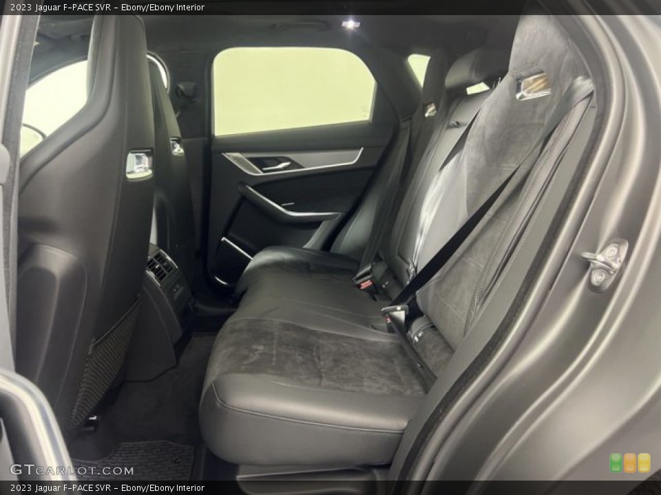 Ebony/Ebony Interior Rear Seat for the 2023 Jaguar F-PACE SVR #145111942