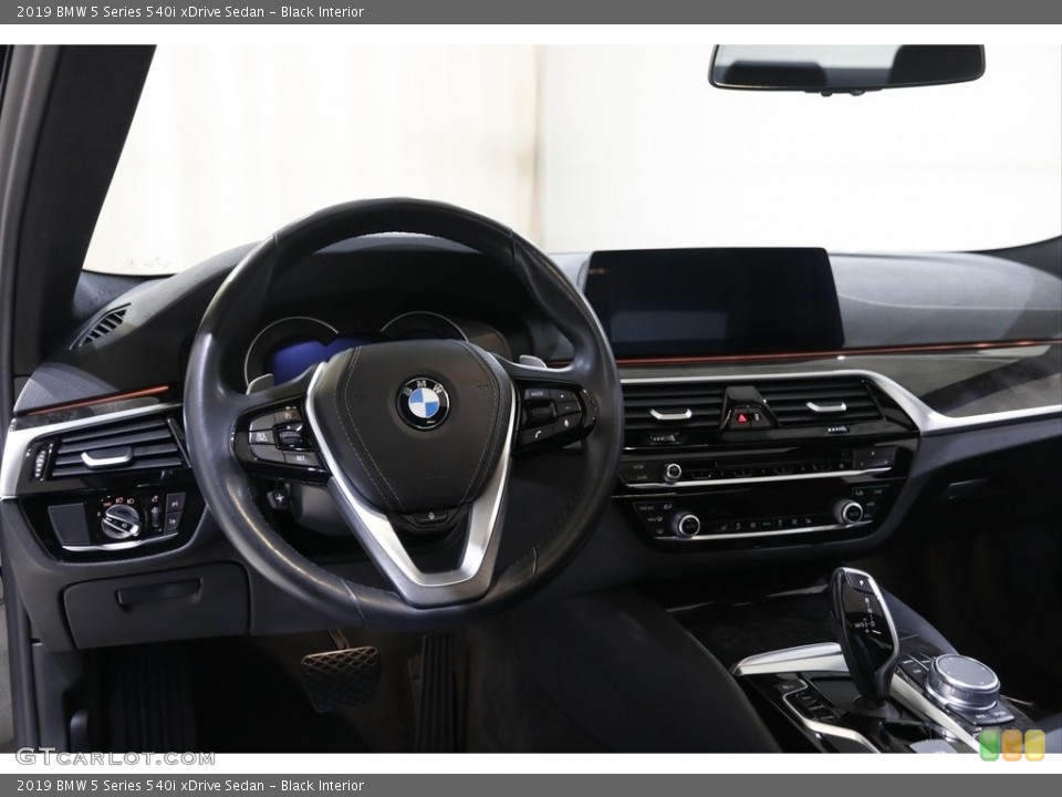 Black Interior Dashboard for the 2019 BMW 5 Series 540i xDrive Sedan #145114328