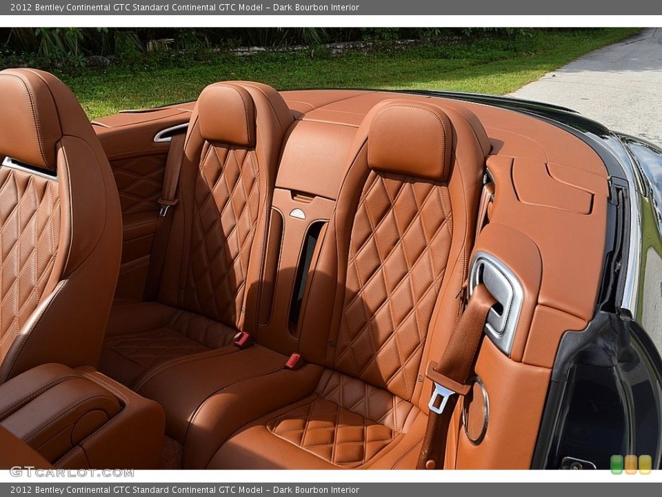 Dark Bourbon Interior Rear Seat for the 2012 Bentley Continental GTC  #145115802