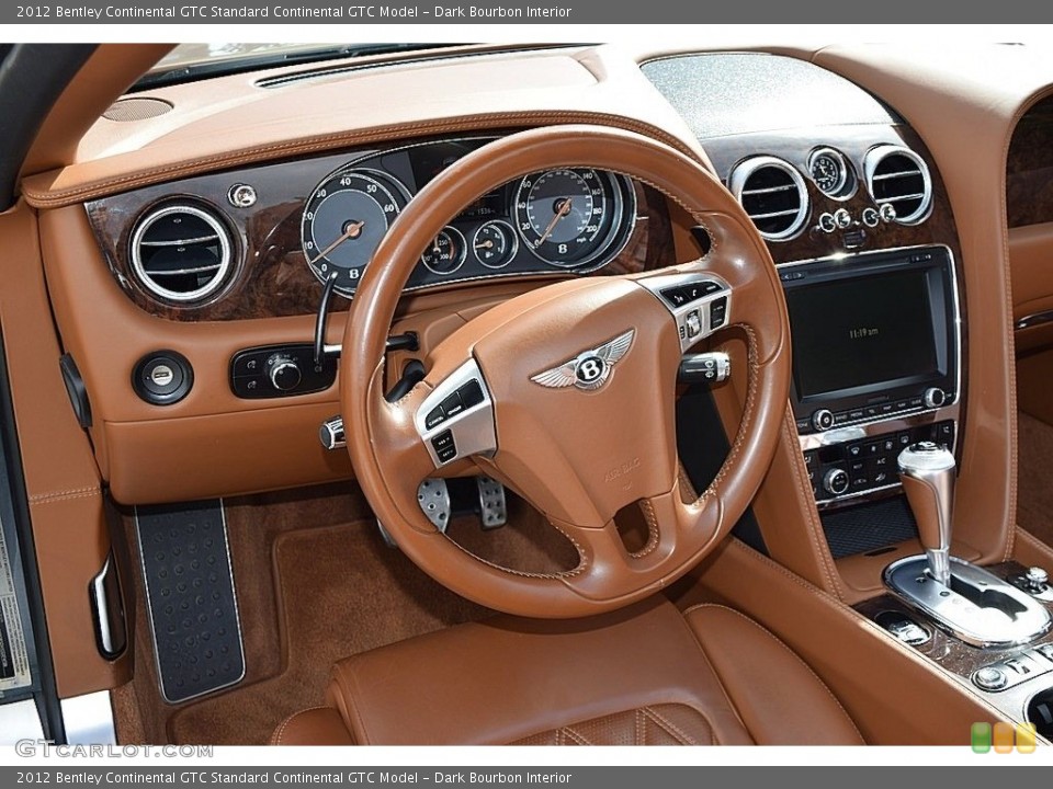 Dark Bourbon Interior Steering Wheel for the 2012 Bentley Continental GTC  #145115904