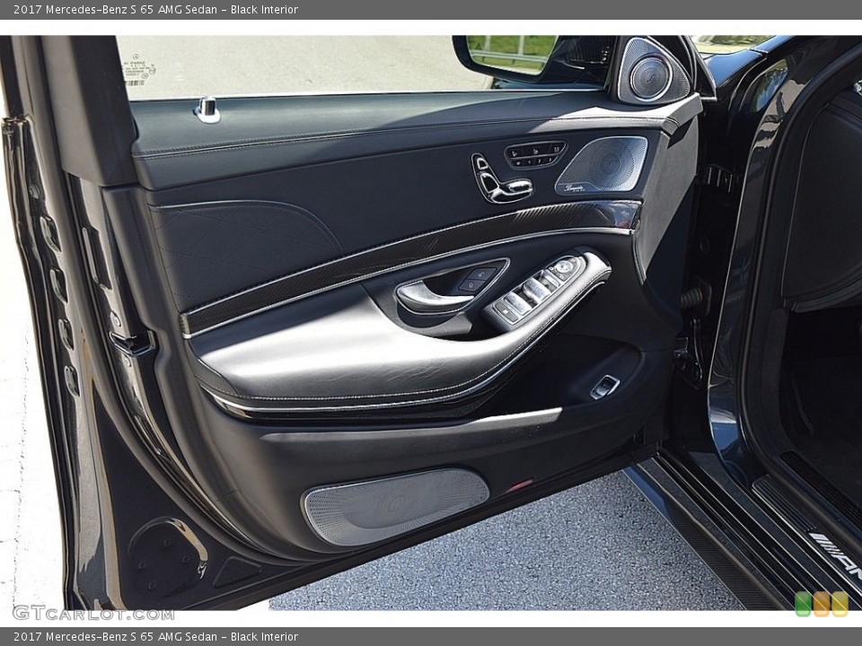 Black Interior Door Panel for the 2017 Mercedes-Benz S 65 AMG Sedan #145116645