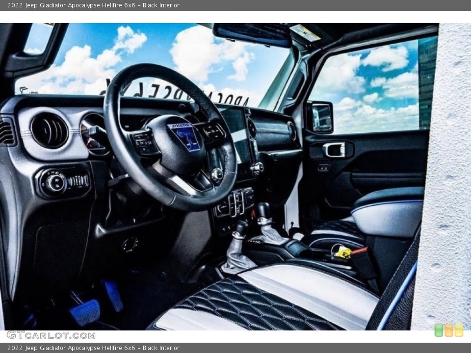 Black Interior Front Seat for the 2022 Jeep Gladiator Apocalypse Hellfire 6x6 #145116651