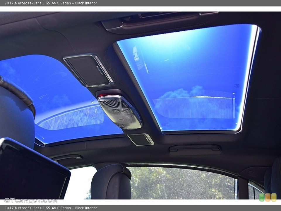 Black Interior Sunroof for the 2017 Mercedes-Benz S 65 AMG Sedan #145117098