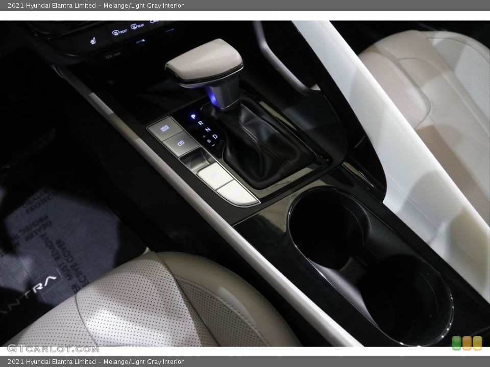 Melange/Light Gray Interior Transmission for the 2021 Hyundai Elantra Limited #145120998