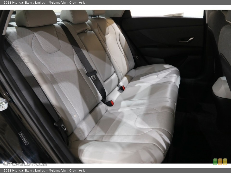 Melange/Light Gray Interior Rear Seat for the 2021 Hyundai Elantra Limited #145121046