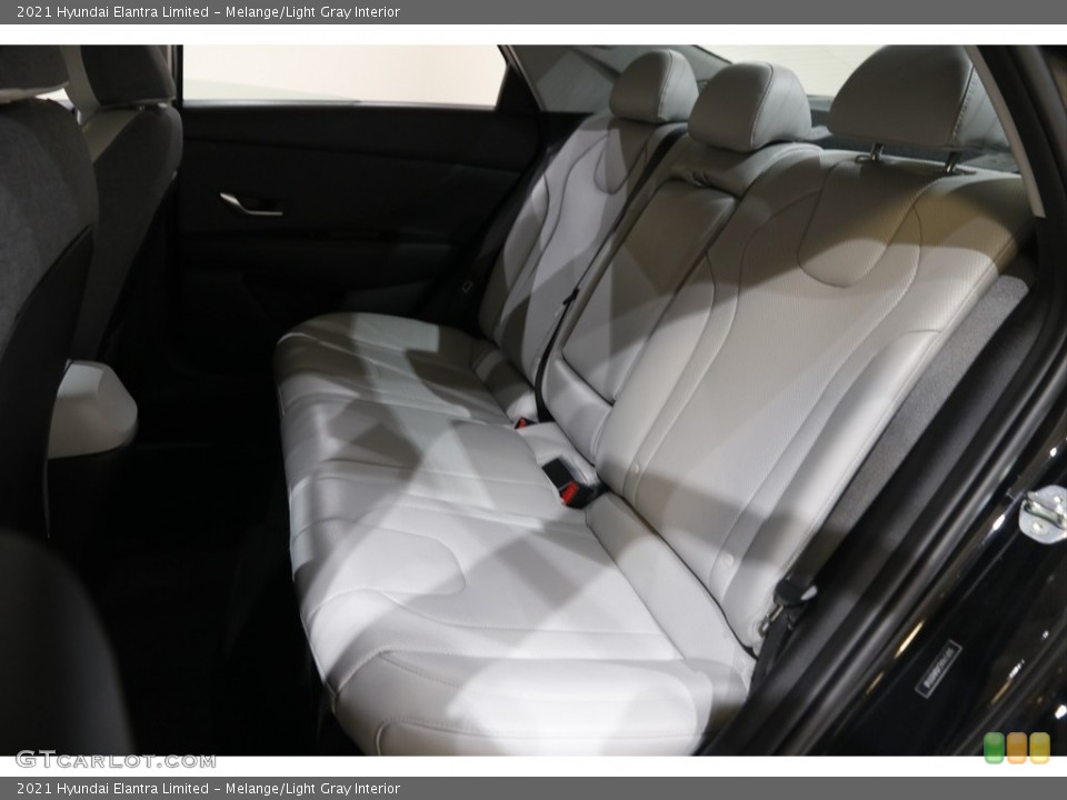 Melange/Light Gray Interior Rear Seat for the 2021 Hyundai Elantra Limited #145121067