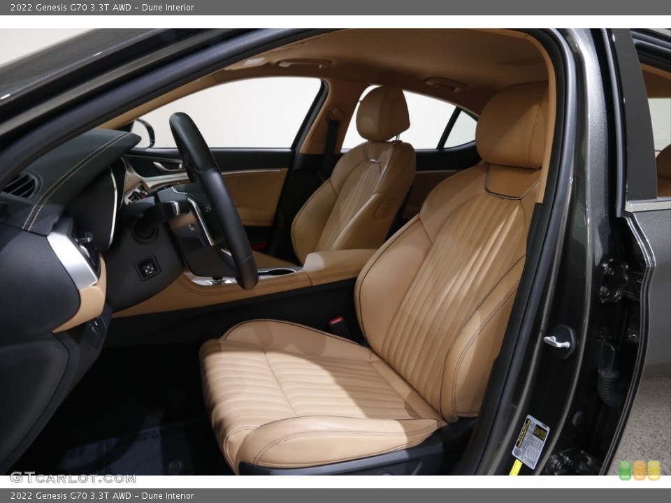 Dune Interior Front Seat for the 2022 Genesis G70 3.3T AWD #145121292