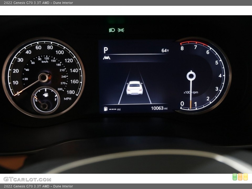 Dune Interior Gauges for the 2022 Genesis G70 3.3T AWD #145121355
