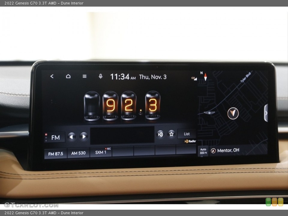 Dune Interior Controls for the 2022 Genesis G70 3.3T AWD #145121418