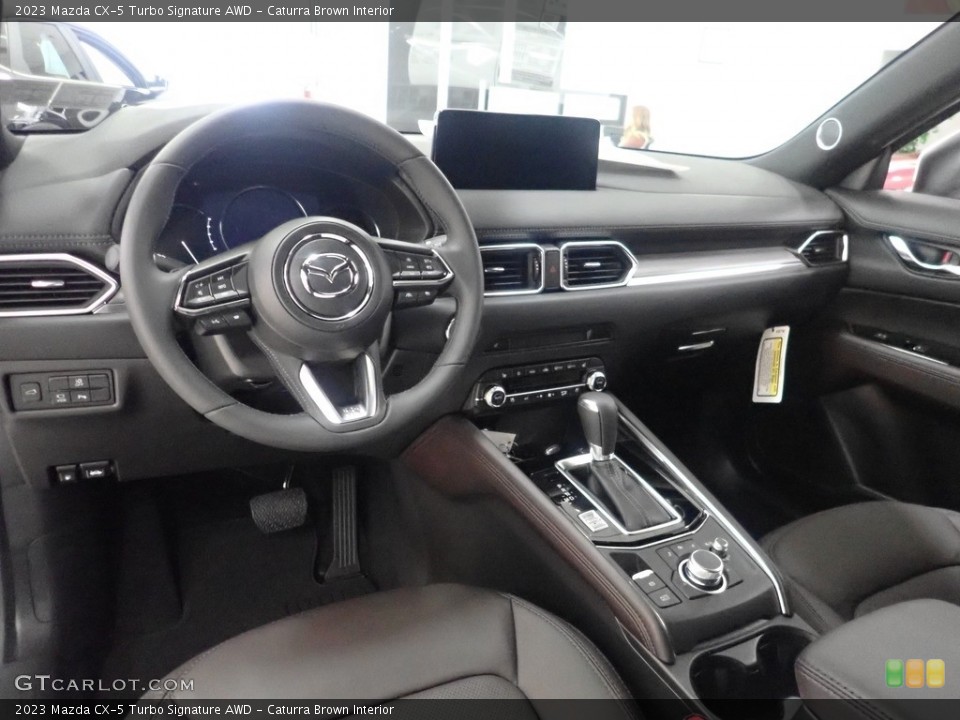 Caturra Brown Interior Dashboard for the 2023 Mazda CX-5 Turbo Signature AWD #145121568