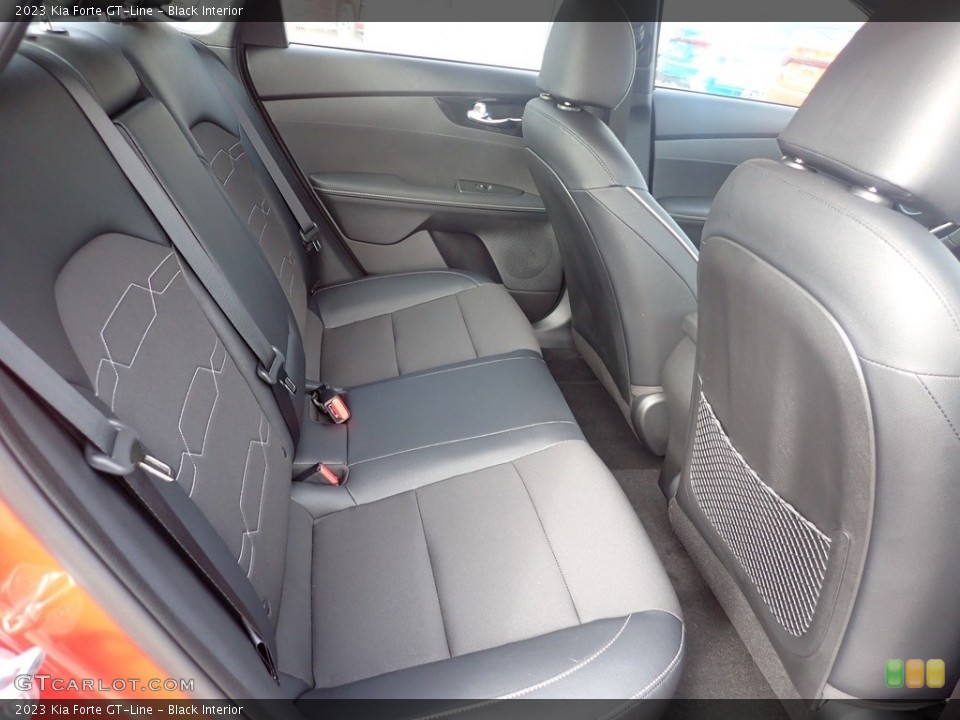 Black Interior Rear Seat for the 2023 Kia Forte GT-Line #145121952