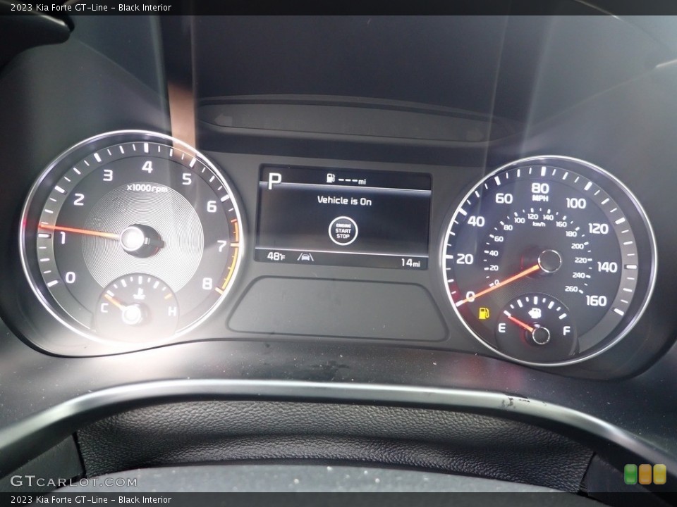 Black Interior Gauges for the 2023 Kia Forte GT-Line #145122090