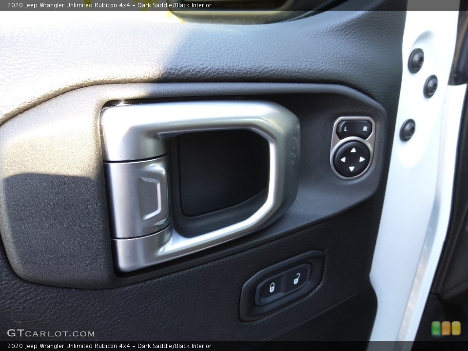 Dark Saddle/Black Interior Controls for the 2020 Jeep Wrangler Unlimited Rubicon 4x4 #145124694
