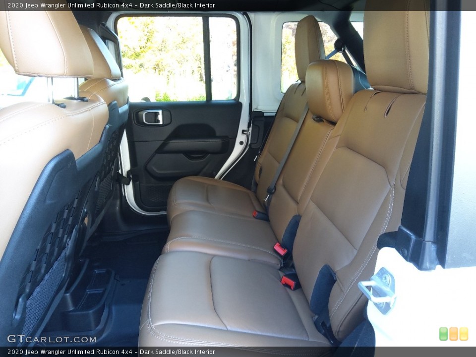 Dark Saddle/Black Interior Rear Seat for the 2020 Jeep Wrangler Unlimited Rubicon 4x4 #145124745