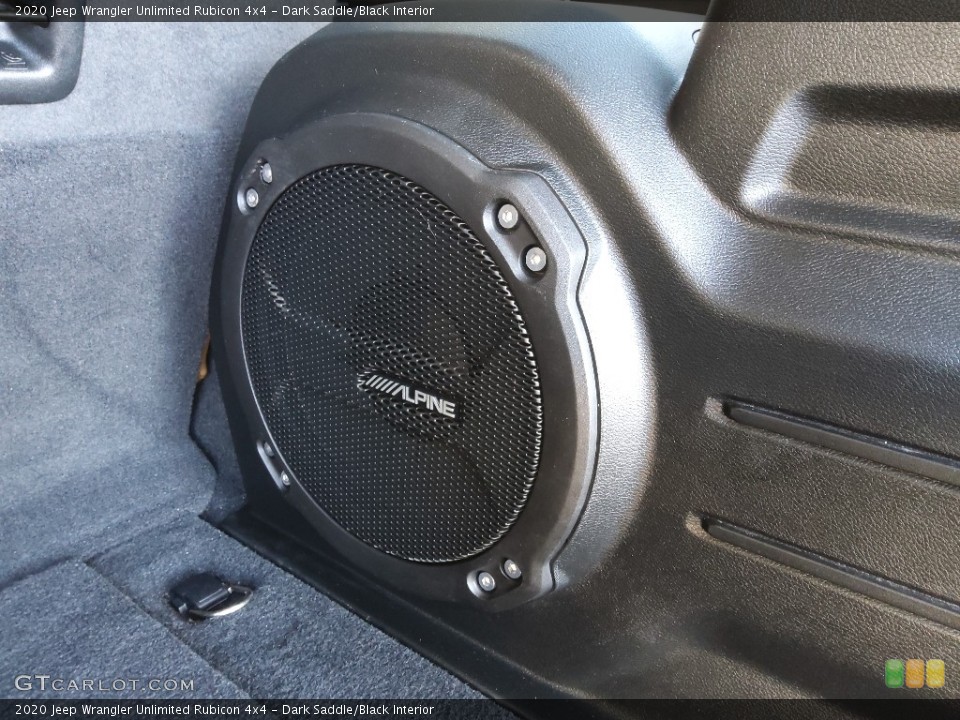 Dark Saddle/Black Interior Audio System for the 2020 Jeep Wrangler Unlimited Rubicon 4x4 #145124793