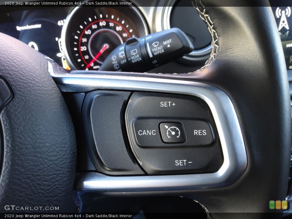 Dark Saddle/Black Interior Steering Wheel for the 2020 Jeep Wrangler Unlimited Rubicon 4x4 #145124898