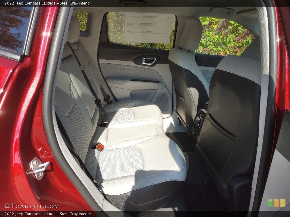 Steel Gray Interior Rear Seat for the 2022 Jeep Compass Latitude #145125519