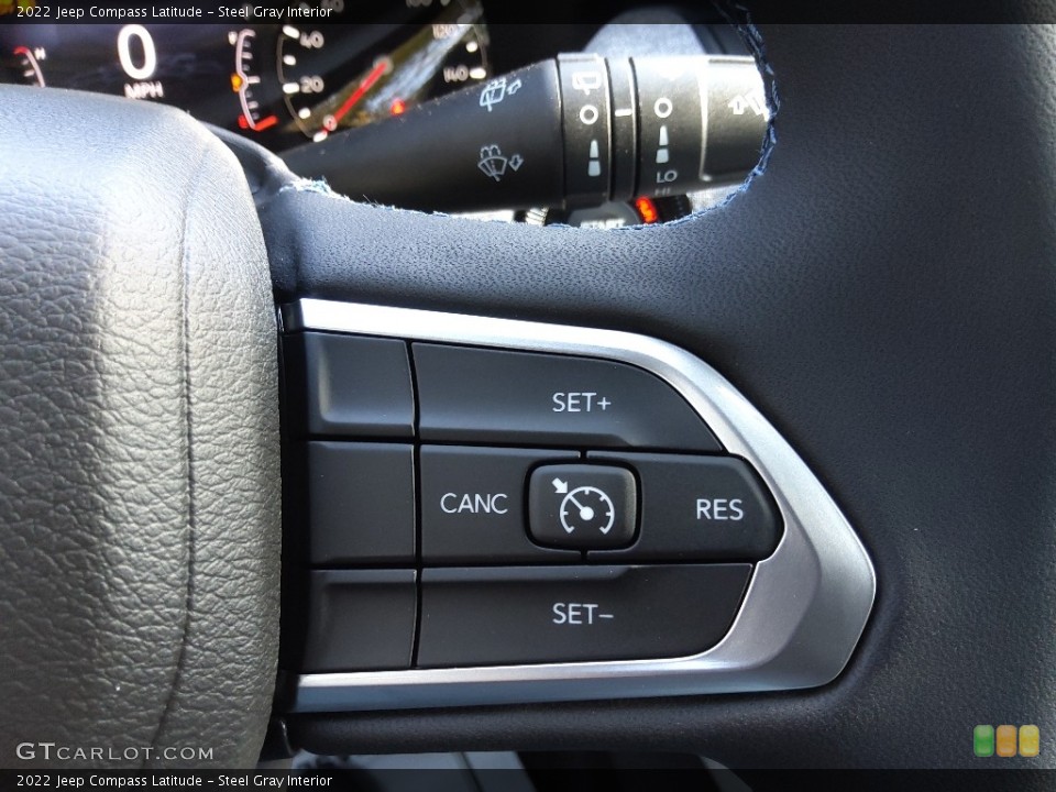 Steel Gray Interior Steering Wheel for the 2022 Jeep Compass Latitude #145125612