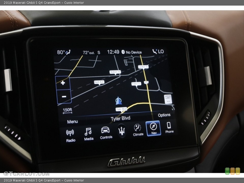 Cuoio Interior Navigation for the 2019 Maserati Ghibli S Q4 GrandSport #145125870