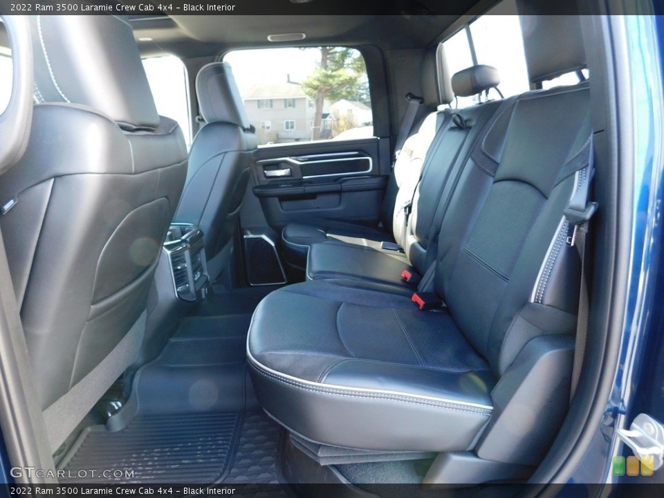 Black Interior Rear Seat for the 2022 Ram 3500 Laramie Crew Cab 4x4 #145126104