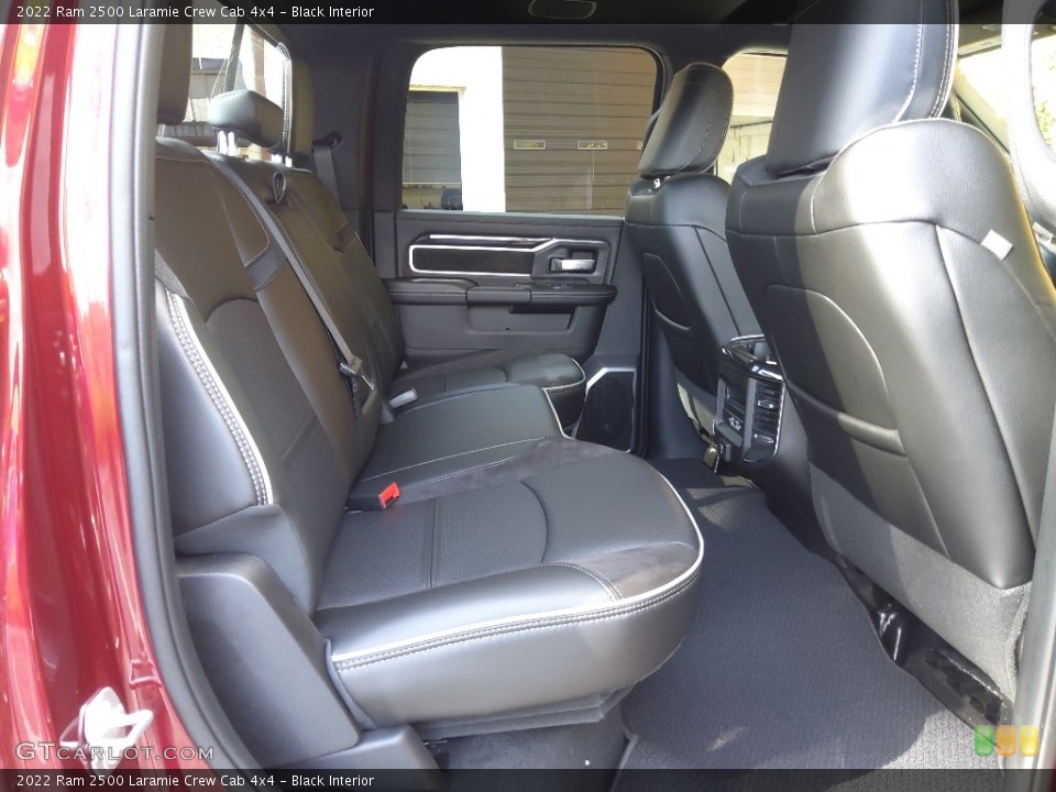 Black Interior Rear Seat for the 2022 Ram 2500 Laramie Crew Cab 4x4 #145126131
