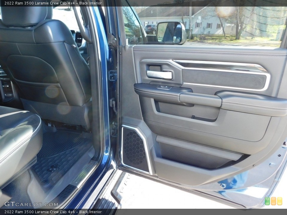 Black Interior Door Panel for the 2022 Ram 3500 Laramie Crew Cab 4x4 #145126161