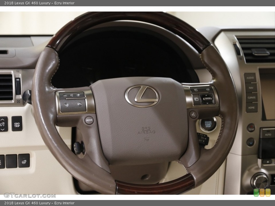 Ecru Interior Steering Wheel for the 2018 Lexus GX 460 Luxury #145126560