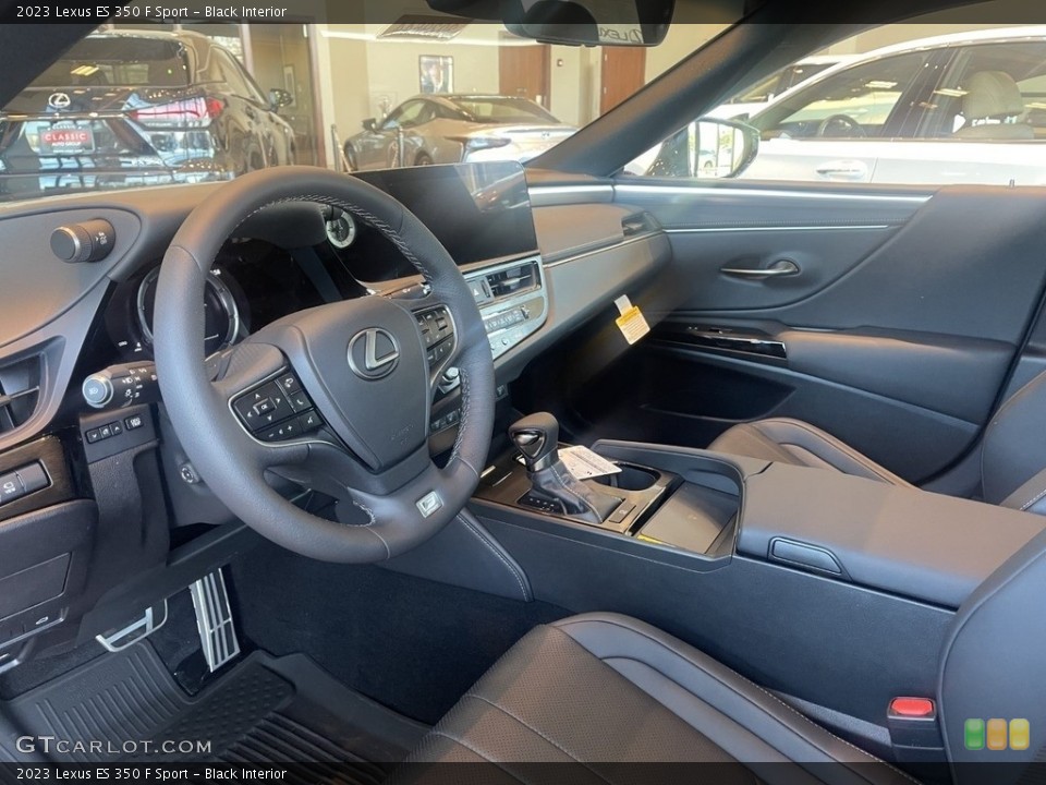 Black Interior Photo for the 2023 Lexus ES 350 F Sport #145126920